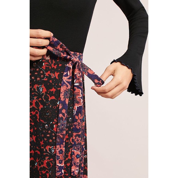 Anthropologie Maeve Knit Wrap Skirt - Picture 2 of 4
